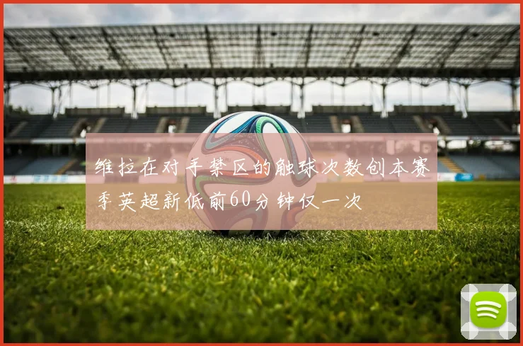 维拉在对手禁区的触球次数创本赛季英超新低前60分钟仅一次